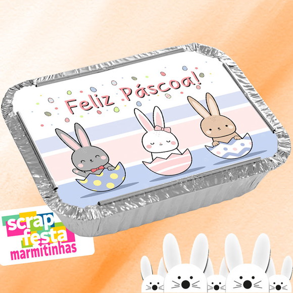 Marmitinhas Personalizadas Festa Páscoa Cute