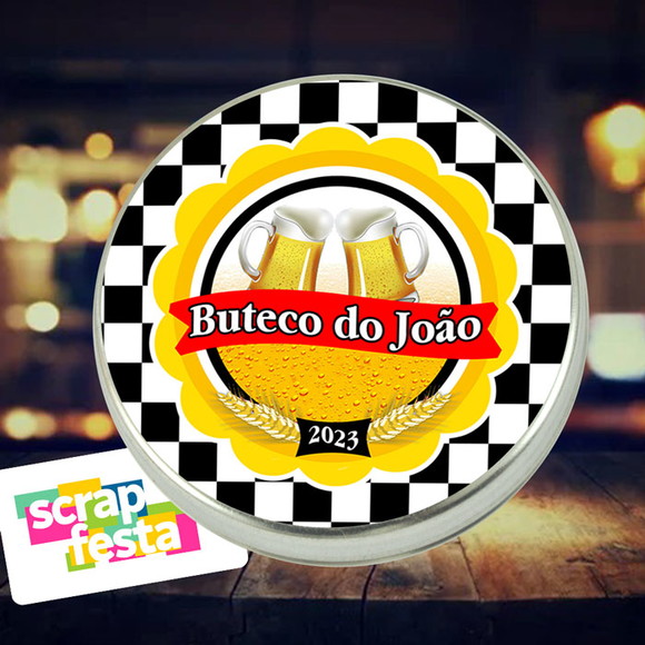 Latinhas Personalizada Festa Boteco