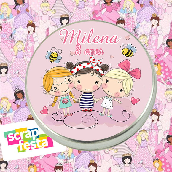Latinhas Personalizadas Festa Bonecas