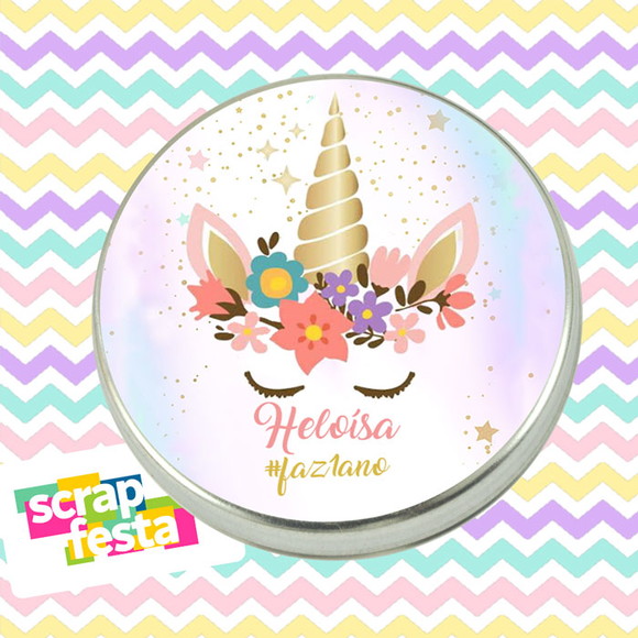 Latinhas Personalizadas Lembrancinhas Festa Unicórnio