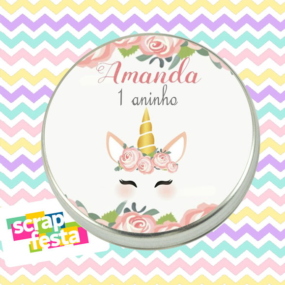 Latinhas Personalizadas Lembrancinhas Festa Unicórnio