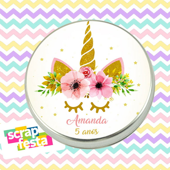 Latinhas Personalizadas Lembrancinhas Festa Unicórnio
