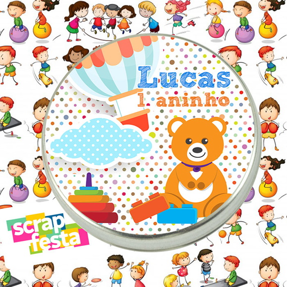 Latinhas Personalizadas Festa Brinquedos