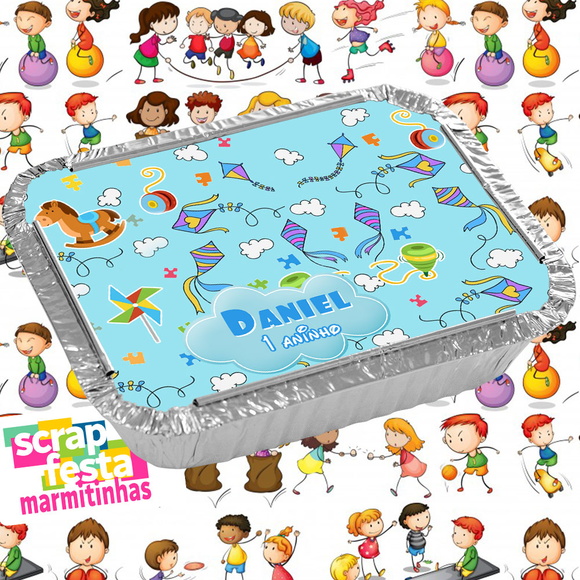 Marmitinha Personalizadas Festa Brinquedos