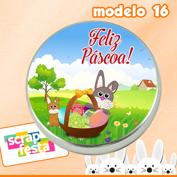 Latinhas Personalizadas Festa Páscoa