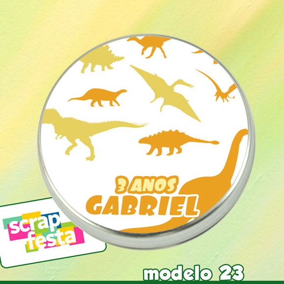 Latinhas Personalizada Festa Dinossauro