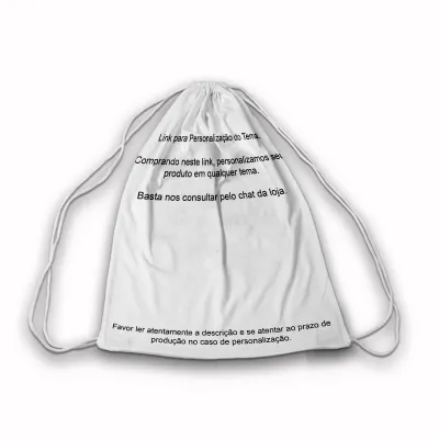 Mochilinha Saco Personalizada Qualquer Tema saquinho lembrancinha aniversario personalizado