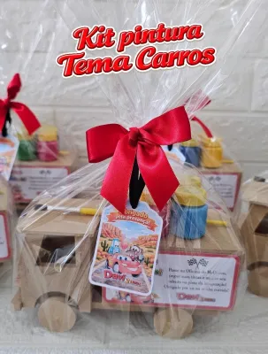 Kit Pintura Caminhão  Cofre Personalizado - Tema Carros