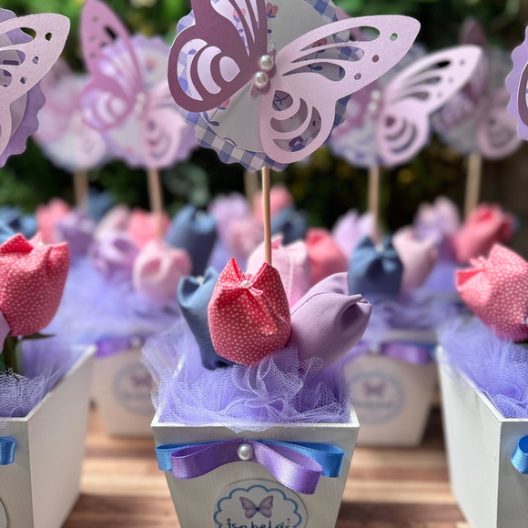 Centro de Mesa Jardim Encantado Personalizado - Imagem 4