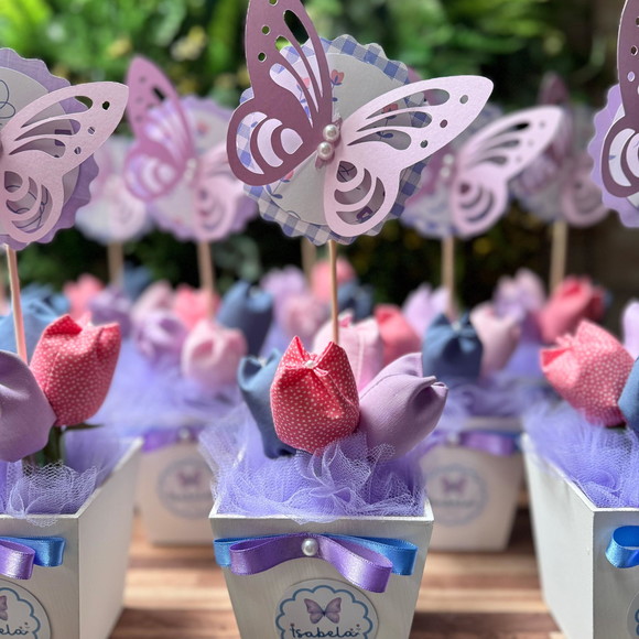 Centro de Mesa Jardim Encantado Personalizado - Imagem 5