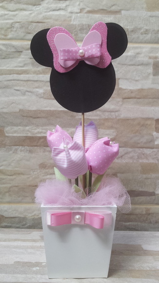 Cachepo Minnie Rosa