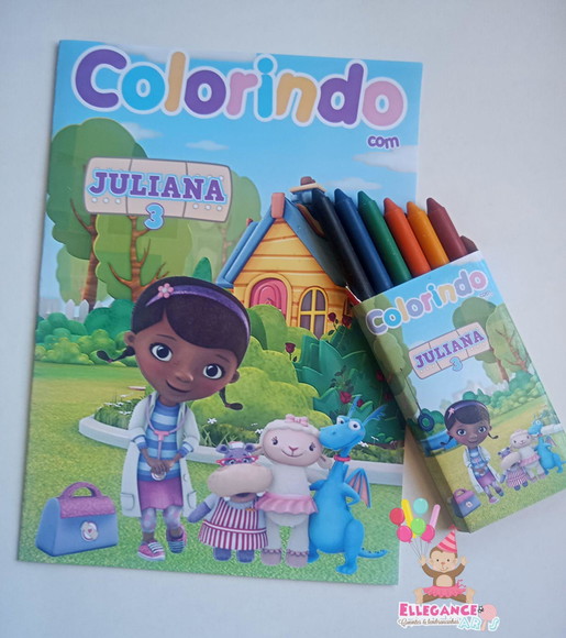 Livrinho de Colorir Doutora Brinquedos