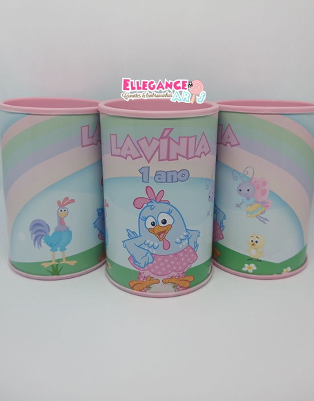 Cofrinho Galinha Pintadinha Candy Color