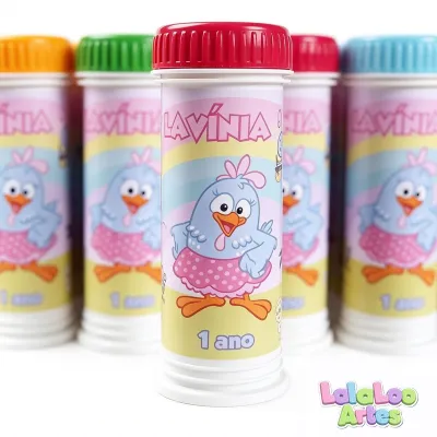 Bolha de Sabão Galinha Pintadinha Candy Colors