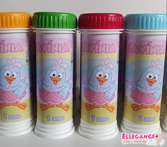 Bolinha de Sabão Galinha Pintadinha Candy Colors
