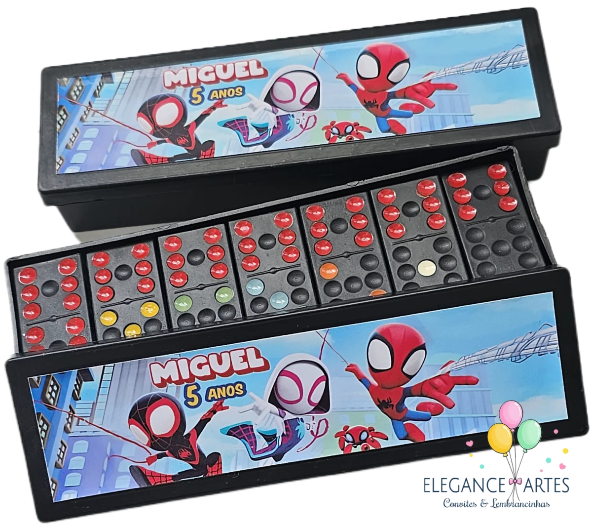 Dominó personalizado Spidey e Seus Amigos Espetaculares