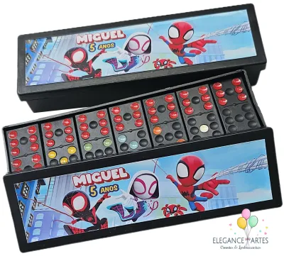 Dominó personalizado Spidey e Seus Amigos Espetaculares