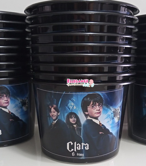 Balde de Pipoca Harry Potter