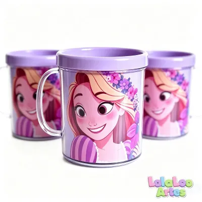 Caneca Rapunzel Enrolados Personalizada