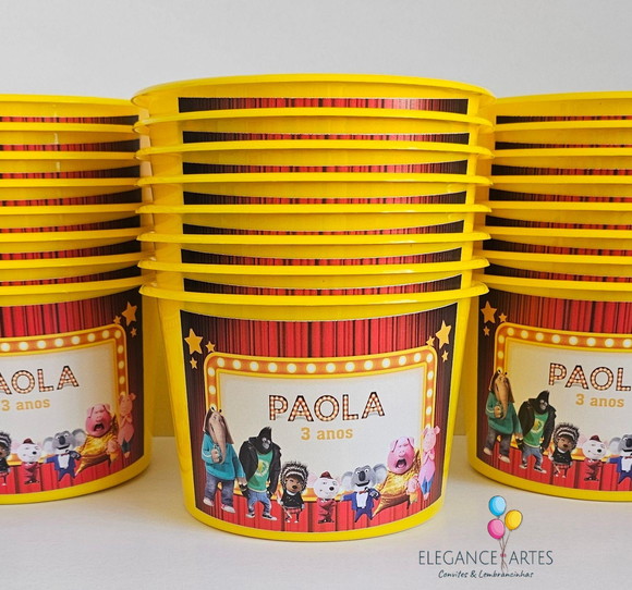 Balde de Pipoca Sing