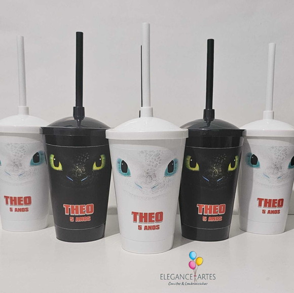 Copo Twister 400ml Como Treinar o Seu Dragão