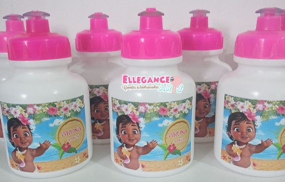 Garrafinha Squeeze Lembrancinha Moana Baby