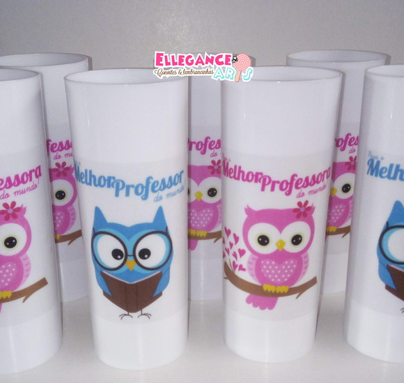 Lembrancinha Dia dos Professores (long Drink)