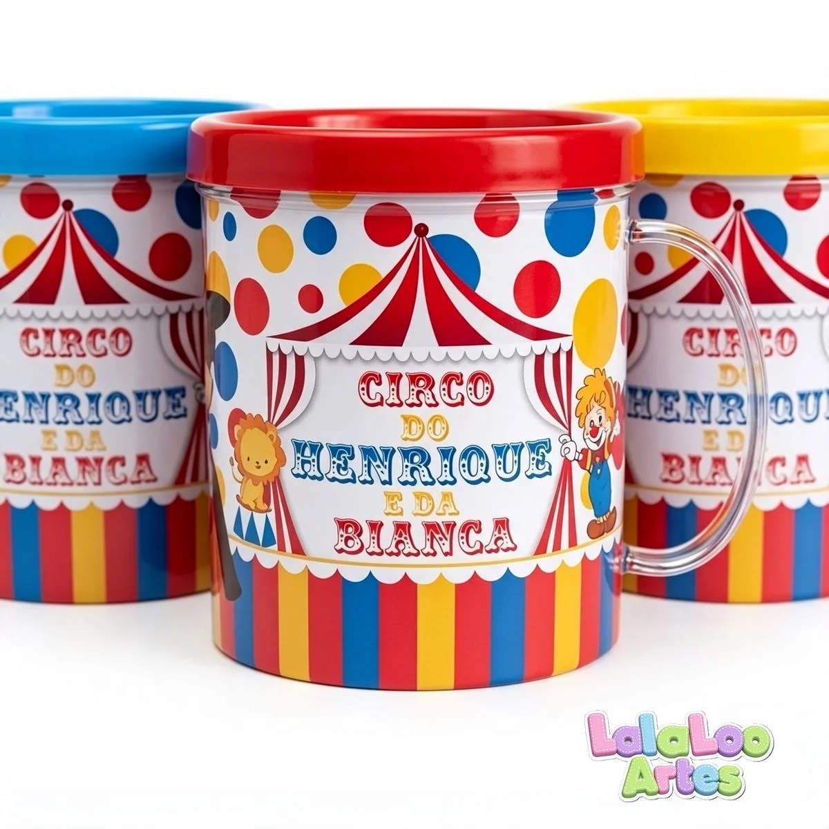 Caneca Circo Menina Personalizada - Imagem 4