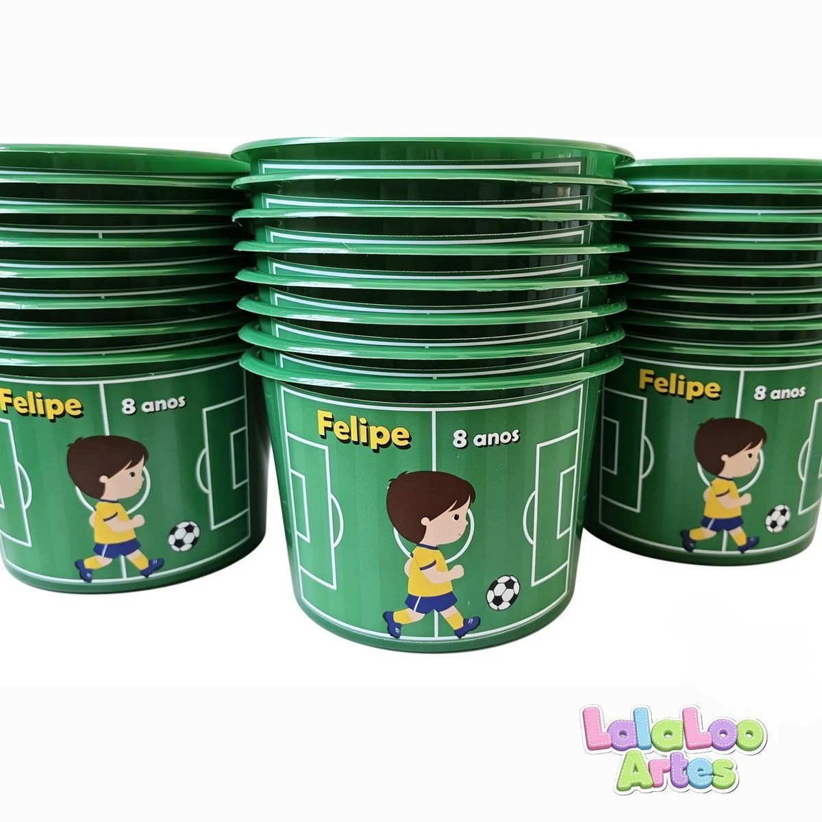 Balde de Pipoca Futebol Personalizado - Imagem 4