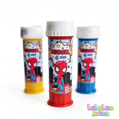 Bolha de Sabão Homem Aranha