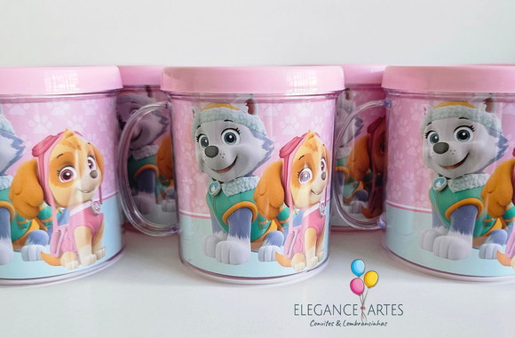 Caneca Skye e Everest Patrulha Canina