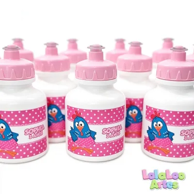 Garrafinha Squeeze Galinha Pintadinha