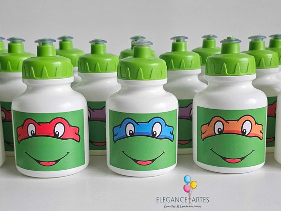 Garrafinha Squeeze Tartarugas Ninjas