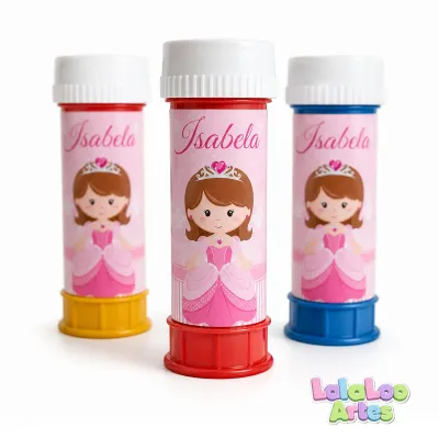 Bolha de Sabão Princesa Personalizada