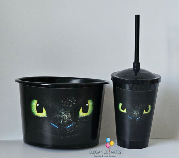 Kit Cineminha Como Treinar o Seu Dragão