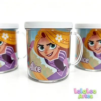 Caneca Rapunzel Enrolados Personalizada