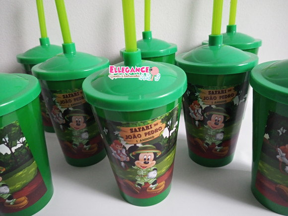 Copo Twister 400ml Mickey Safari