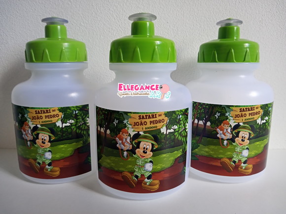 Garrafinha Squeeze Mickey Safari
