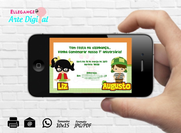 Convite Digital Chaves