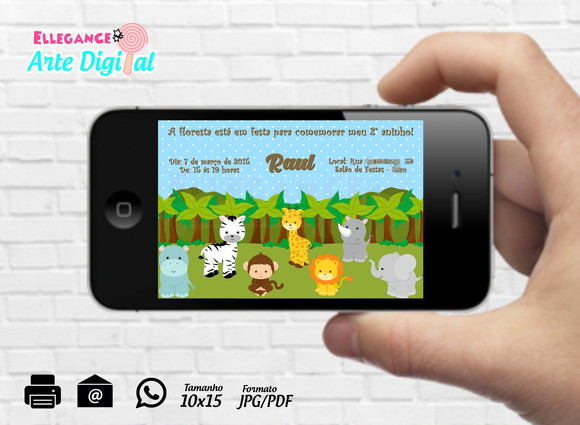 Convite Digital Safari