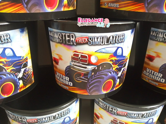 Balde de Pipoca Monster Truck