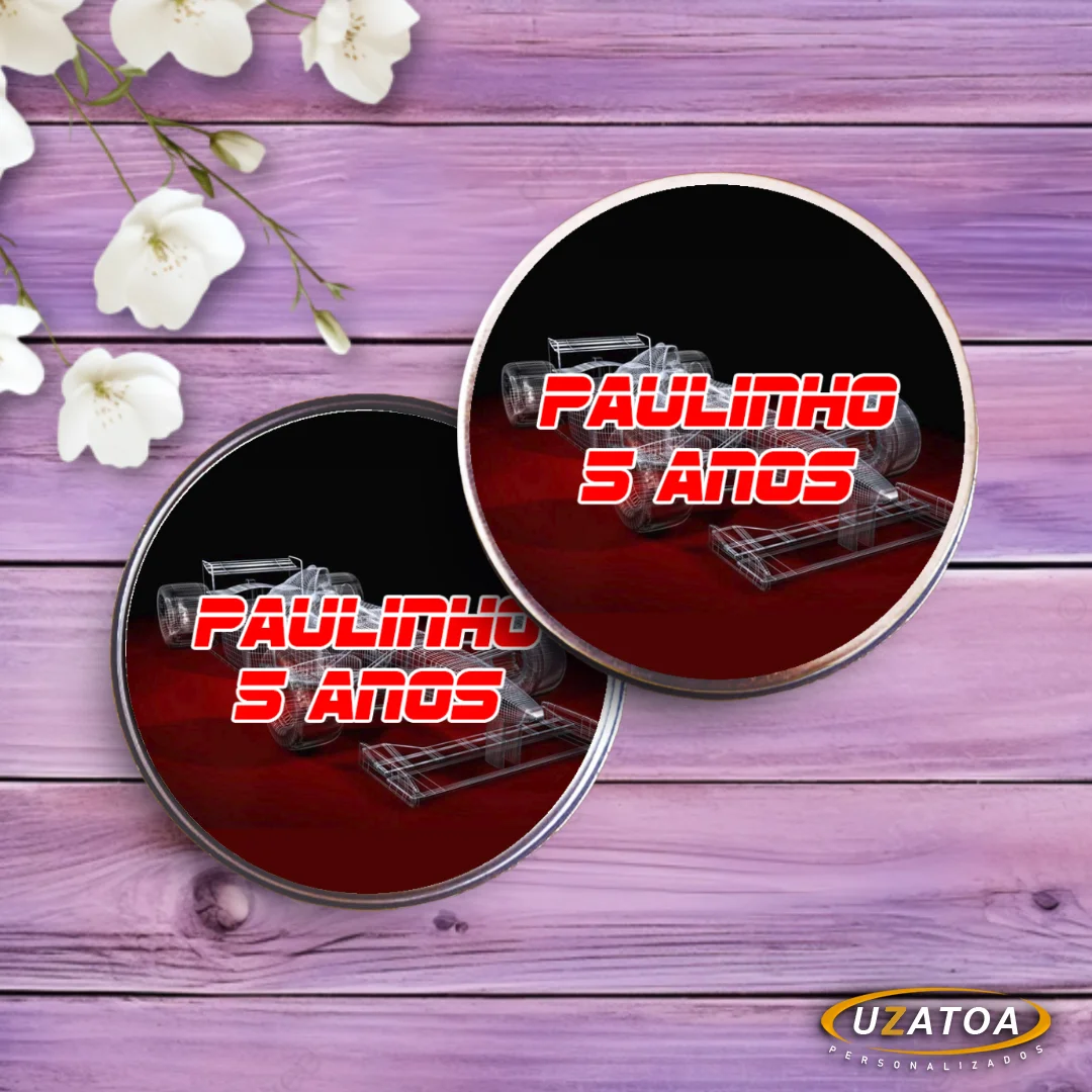 Jogo da Memória Personalizado na Latinha - Fórmula 1 - Imagem 3