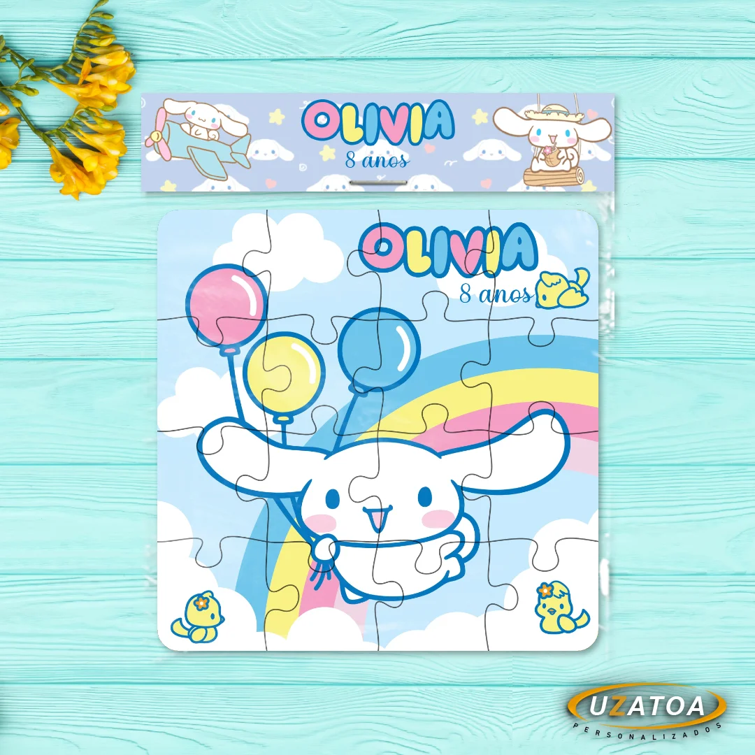 Quebra-cabeça Personalizado em MDF - Cinnamoroll - Imagem 2