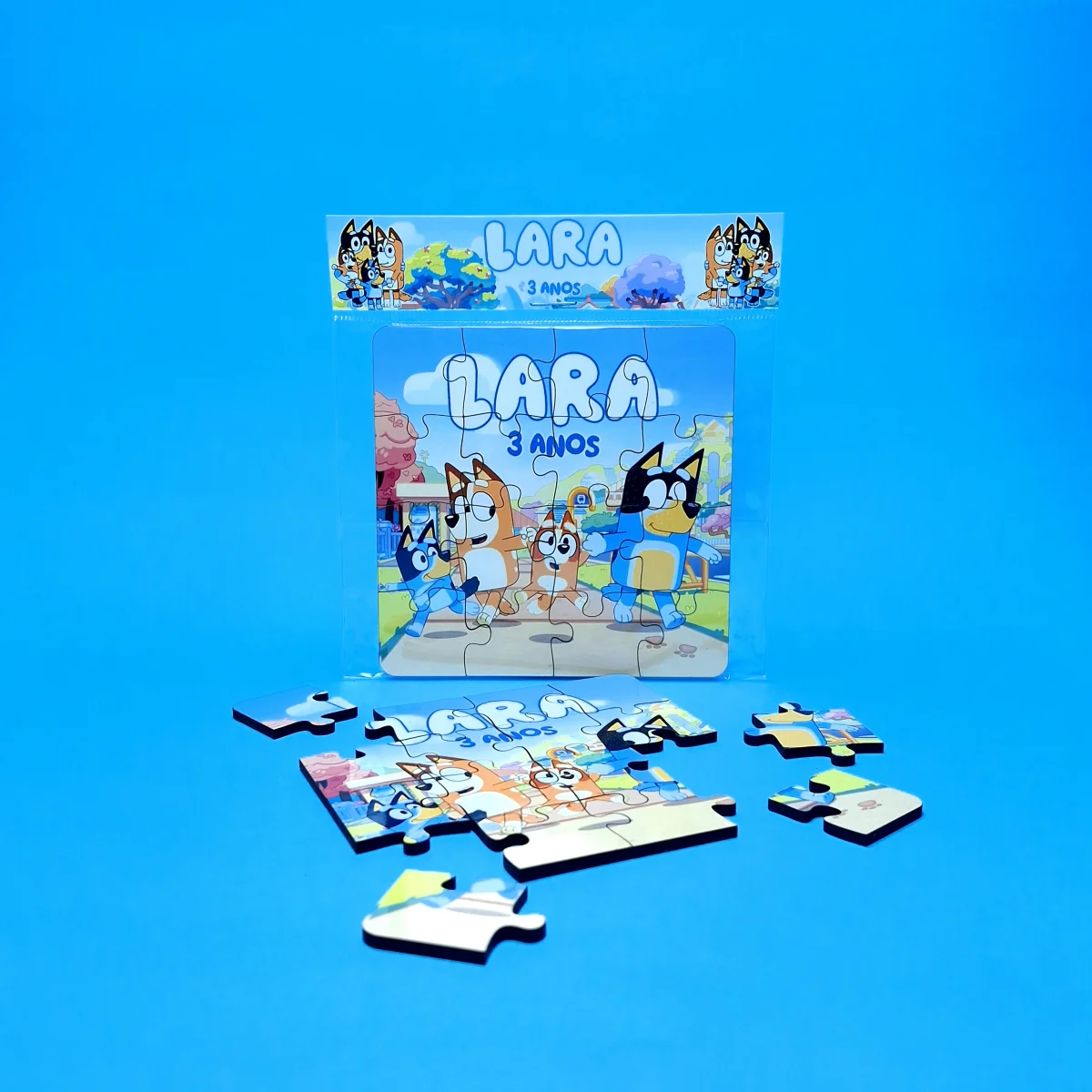 Quebra-cabeça Personalizado em MDF - Bluey - Imagem 2