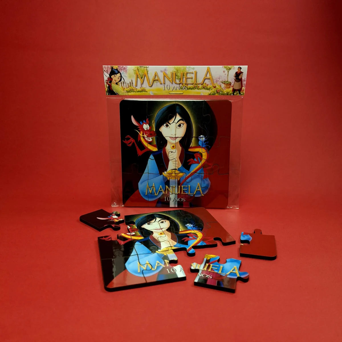 Quebra-cabeça Personalizado em MDF - Mulan - Imagem 2