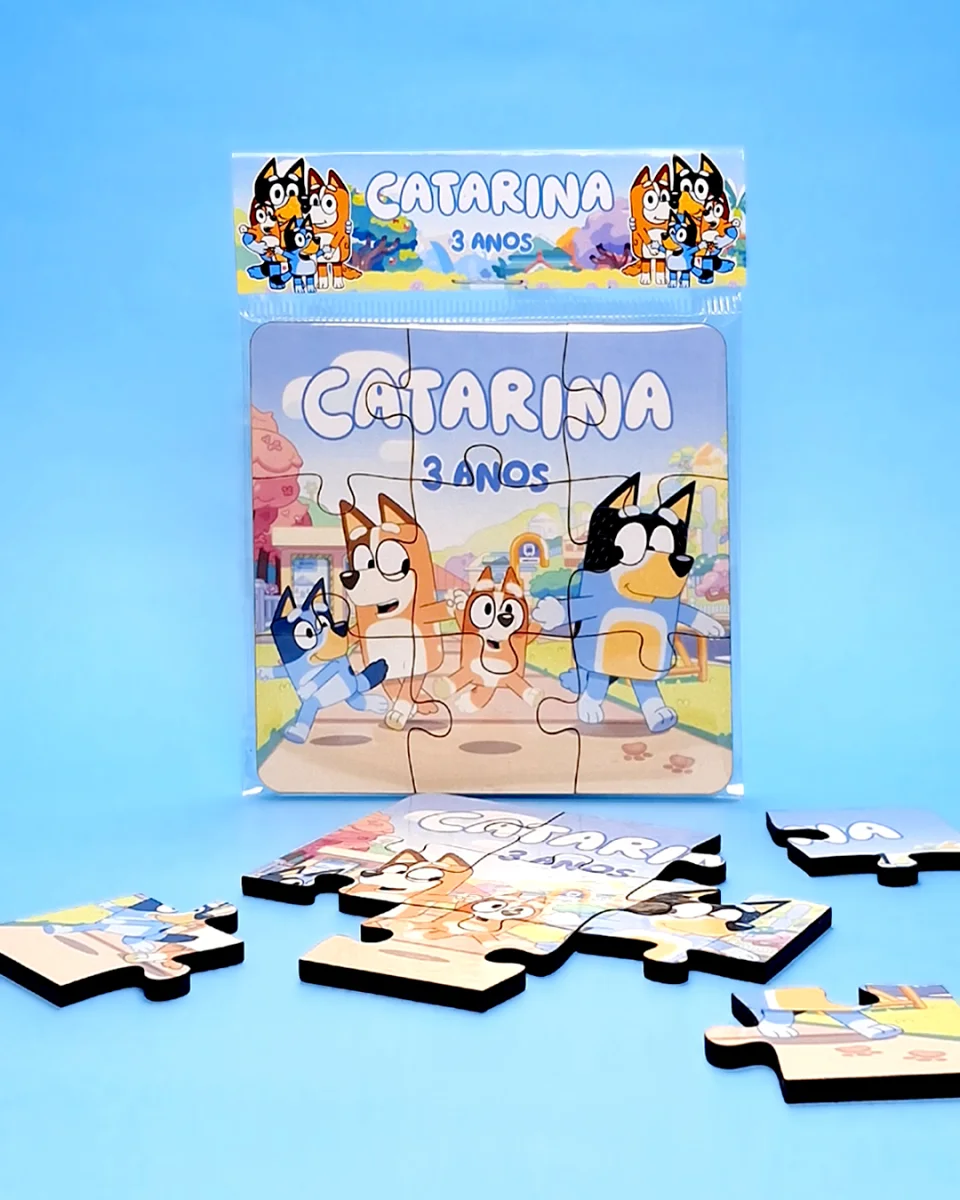 Quebra-cabeça Personalizado em MDF - Bluey - Imagem 3