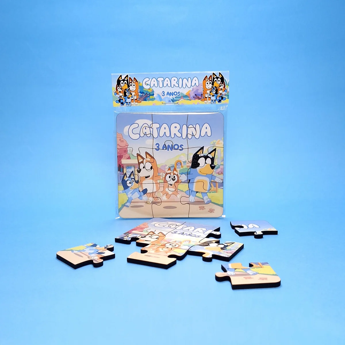 Quebra-cabeça Personalizado em MDF - Bluey - Imagem 2