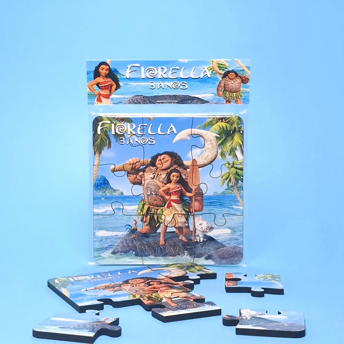 Quebra-cabeça Personalizado em MDF - Moana - Imagem 2