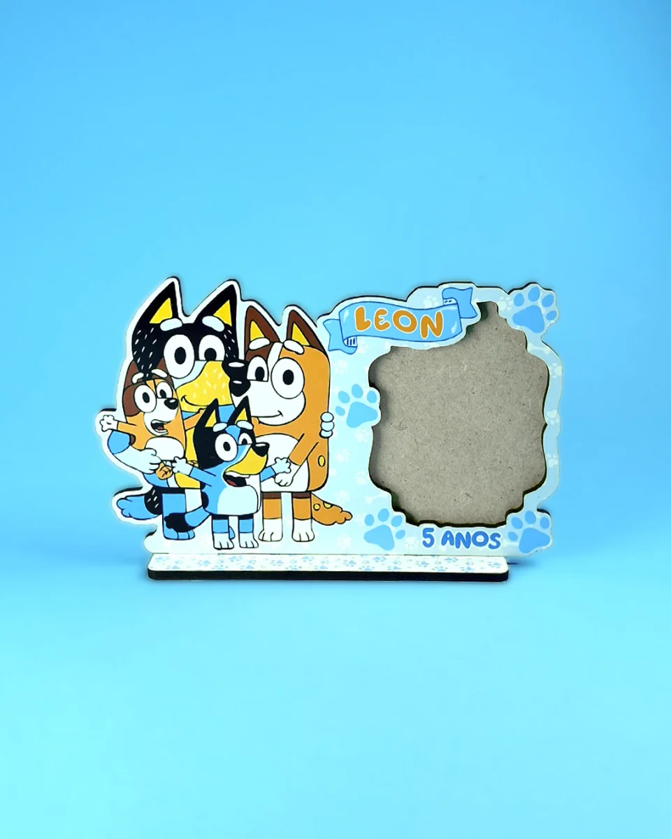 Lembrancinha Porta-retratos Personalizado em MDF - Bluey - Imagem 3