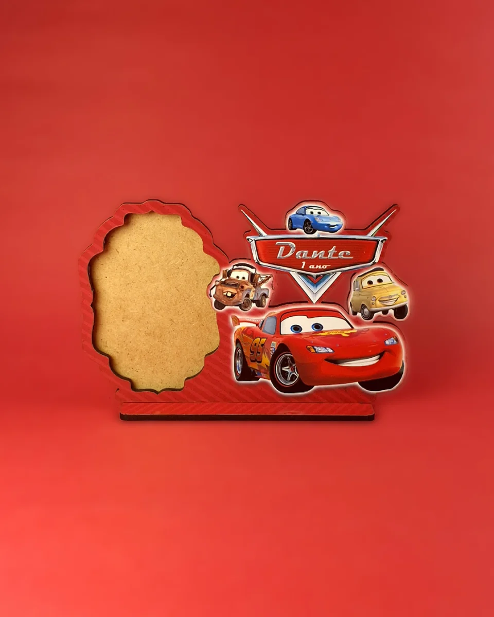 Lembrancinha Porta-retratos Personalizado em MDF - Carros - Imagem 2